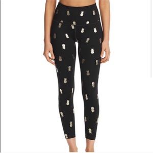 Beyond Yoga Midi Rise Pineapple Legging Size M!
